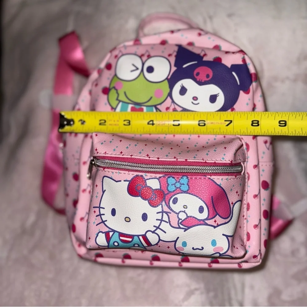 Hello Kitty & Friends By Sanrio Mini Backpack Sanrio Keroppi Cherry Strawberry - Picture 8 of 12